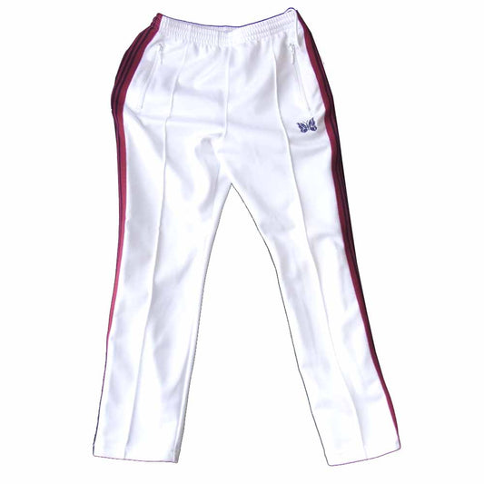 Needles ニードルス Narrow Track Pant ナロー トラック パンツ ホワイト系 XS【中古】