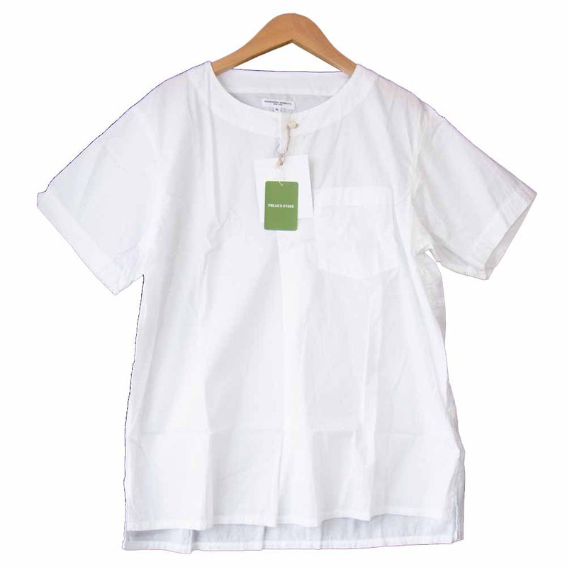 Engineered Garments エンジニアードガーメンツ MED Shirt High Count Cotton Lawn ハイ カウント コットン シャツ ホワイト系 S【新古品】【未使用】【中古】