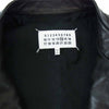 MAISON MARGIELA メゾンマルジェラ 20AW S50AM0489 SY1460 国内正規品 八の字 羊革 ライダース ブラック系 46【美品】【中古】