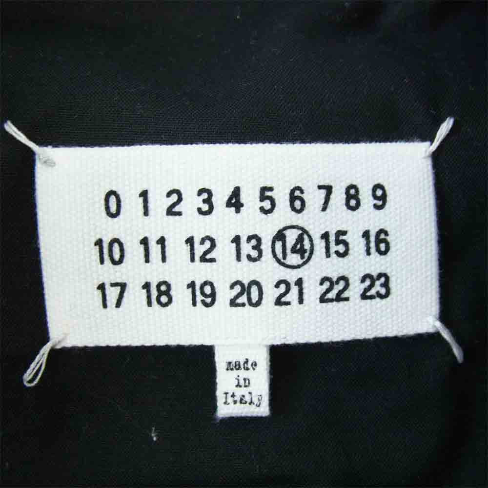 MAISON MARGIELA メゾンマルジェラ 20AW S50AM0489 SY1460 国内正規品 八の字 羊革 ライダース ブラック系 46【美品】【中古】