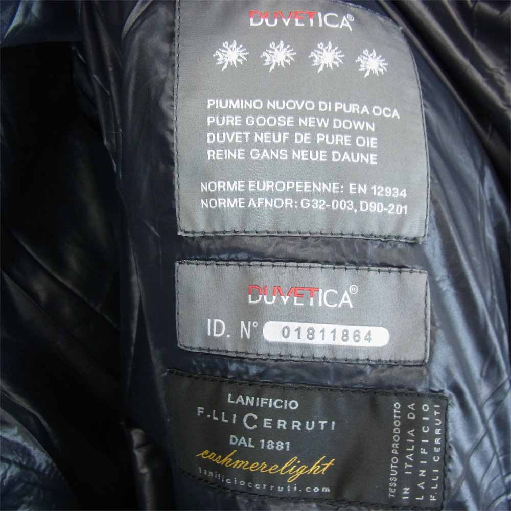 DUVETICA デュベティカ THIADUE ティアドゥエ F．LLI CERRUTI ブラック系 44【中古】