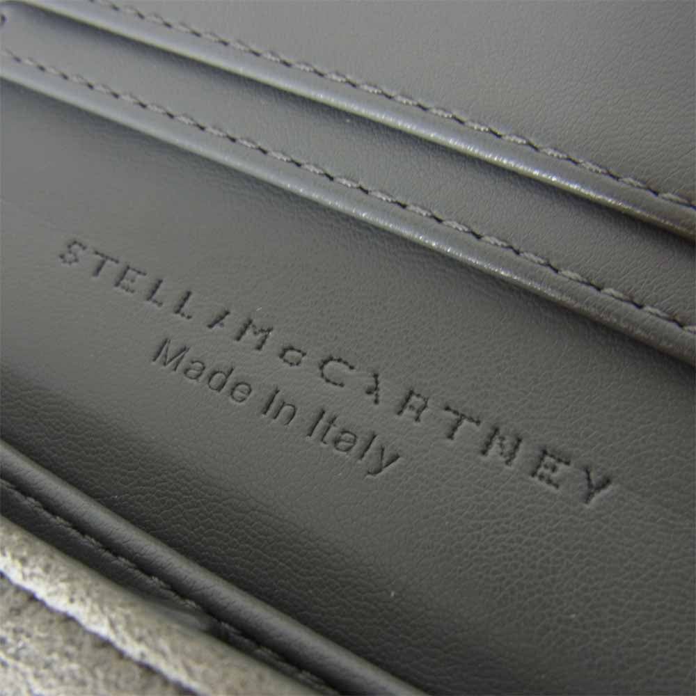 Stella McCartney ステラマッカートニー スモール フラップ ウォレット グレー系【新古品】【未使用】【中古】