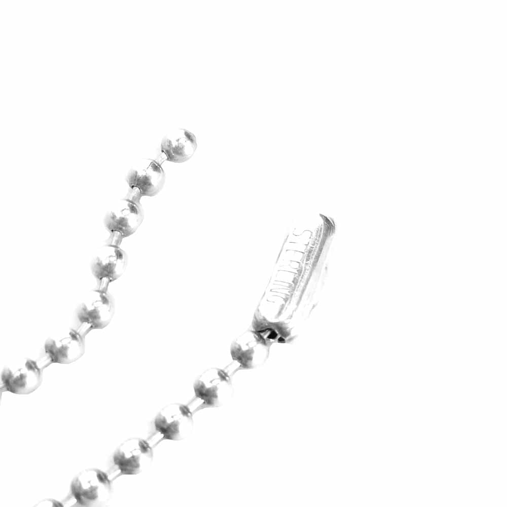 CHROME HEARTS クロムハーツ（原本無） ボール チェーン ネックレス 30インチ  シルバー系【中古】
