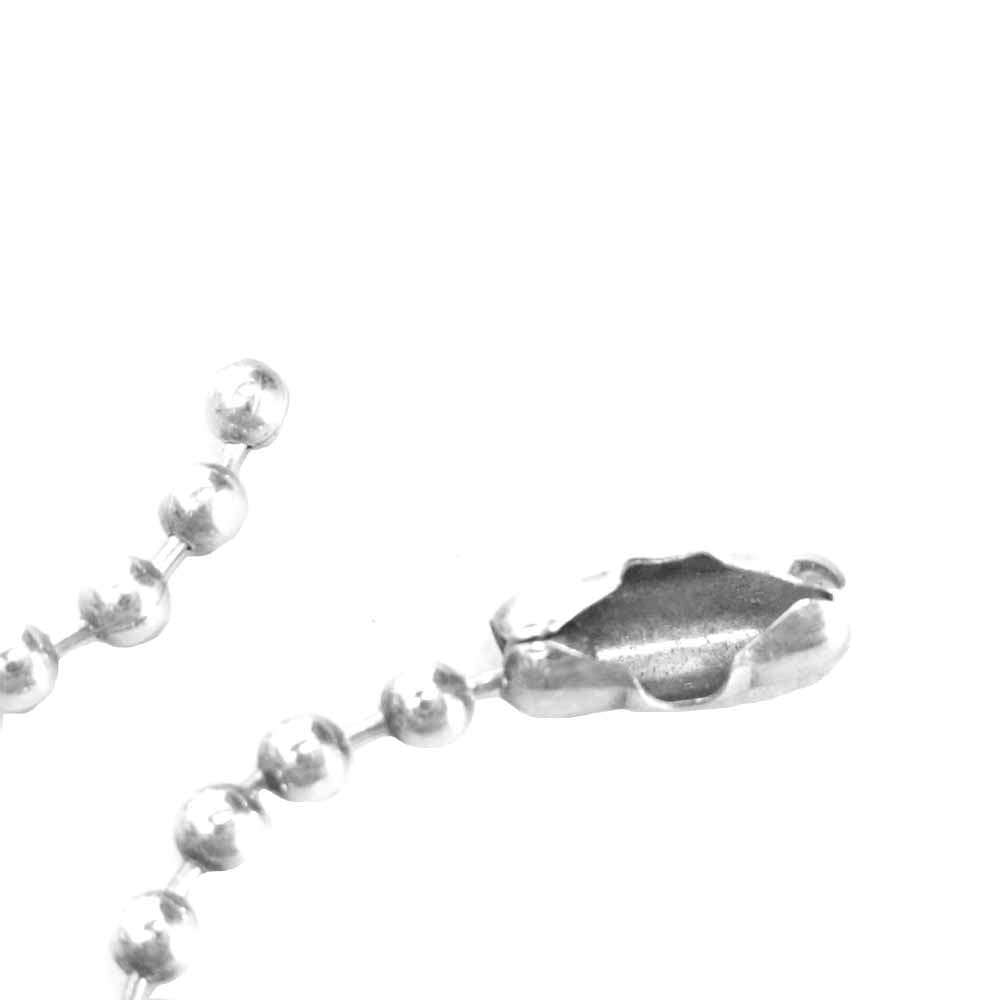 CHROME HEARTS クロムハーツ（原本無） ボール チェーン ネックレス 30インチ  シルバー系【中古】