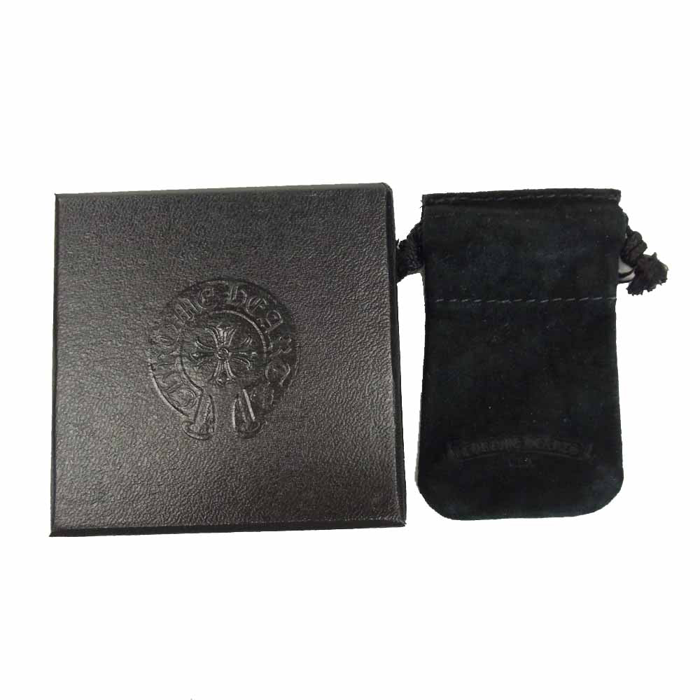 CHROME HEARTS クロムハーツ（原本無） タイニー カットアウト クロス ドッグタグ 1ダイヤ チャーム ネックレス シルバー系【中古】