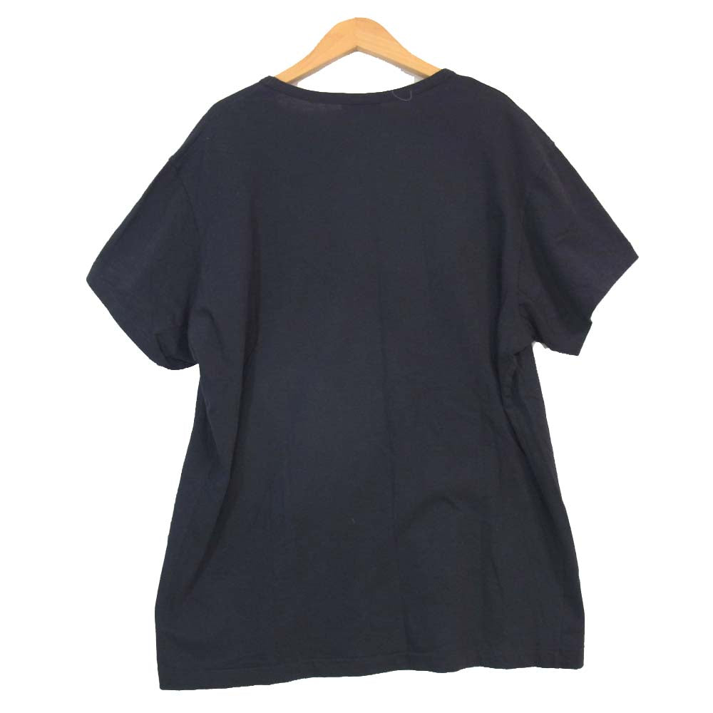 Yohji Yamamoto ヨウジヤマモト POUR HOMME プールオム HN-T02-073 丸首 半袖 カットソー ダークネイビー系 3【中古】