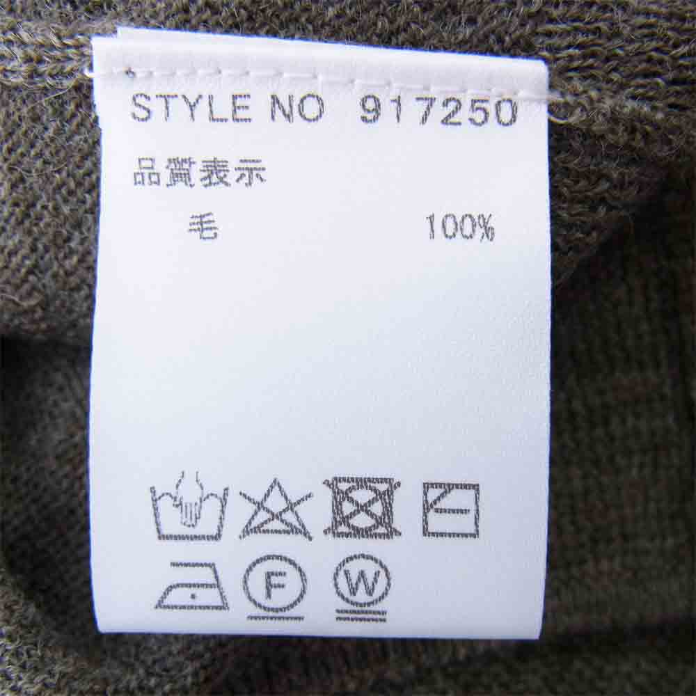 DRIES VAN NOTEN ドリスヴァンノッテン メリノウール Vネック ニット カーキ系 M【中古】