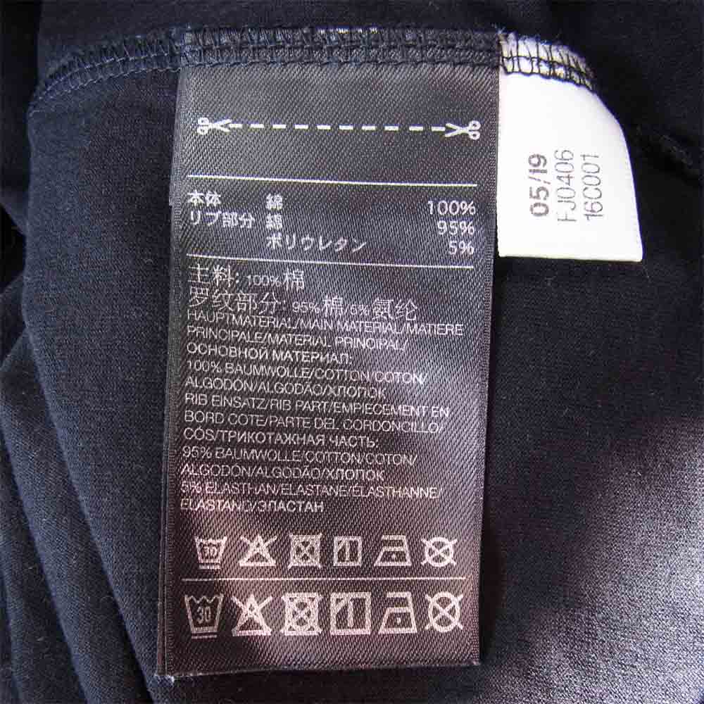 Yohji Yamamoto ヨウジヤマモト Y-3 ワイスリー FJ0406 Stacked Logo Long Sleeve Tee ロゴプリント 長袖 Tシャツ ブラック系 XL【美品】【中古】