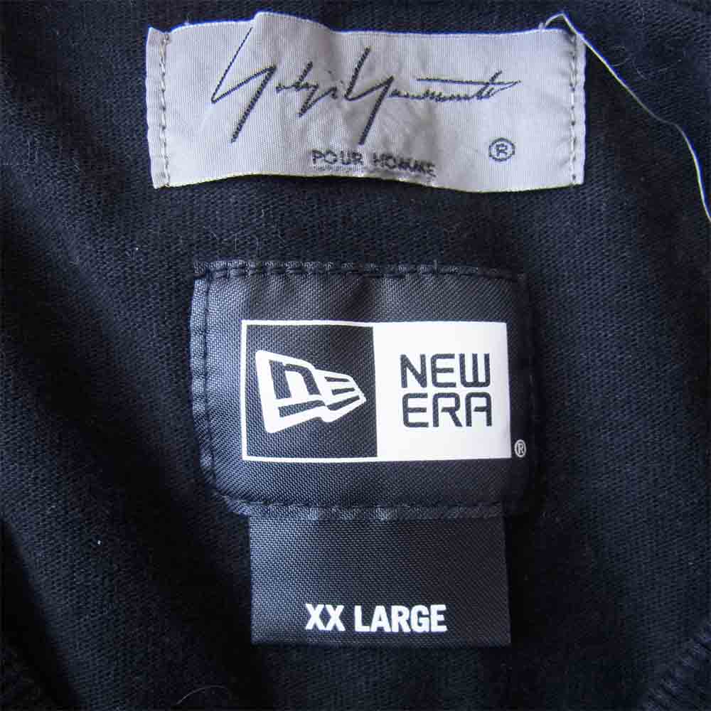 Yohji Yamamoto ヨウジヤマモト POUR HOMME プールオム × NEW ERA ニューエラ HK-T15-074 ミラーシグネチャー ロゴ 半袖 Tシャツ ブラック系 6【中古】