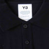 Yohji Yamamoto ヨウジヤマモト Y-3 ワイスリー GK4553 M CLASSIC PIQUE LS POLO クラシック ロゴ 長袖 ポロシャツ ブラック系 XL【美品】【中古】