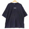 VETEMENTS ヴェトモン UE51TR540B 国内正規品 LOGO PATCH T-SHIRT ロゴ パッチ プリント Tシャツ ブラック系 M【美品】【中古】