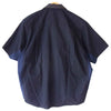 Sacai サカイ 20SS 20-02307M SHORT SLEEVE POPLIN SHIRT ショートスリーブ ポプリン 半袖シャツ  紺×黒 3【美品】【中古】