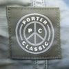 PORTER CLASSIC ポータークラシック SUPER NYLON MASH COAT スーパーナイロン マッシュコート カーキ系 L【美品】【中古】
