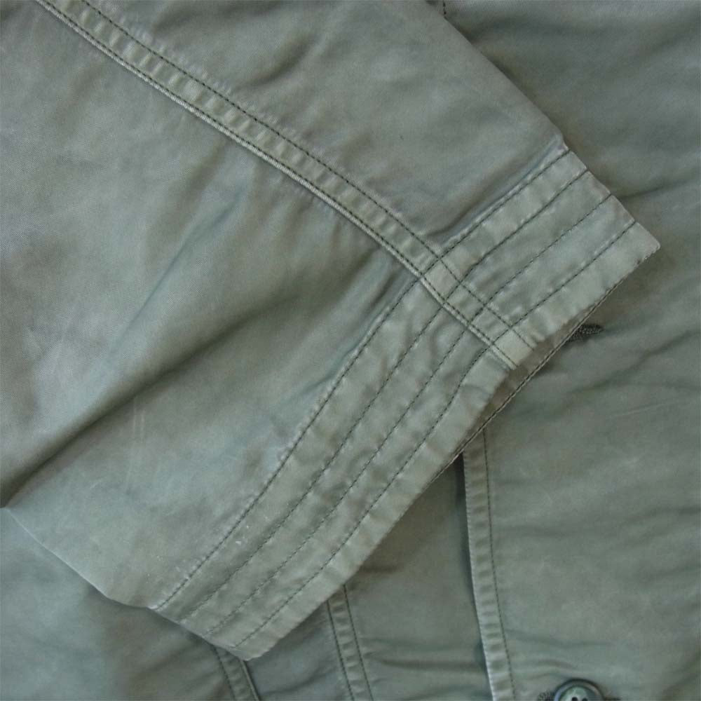 PORTER CLASSIC ポータークラシック SUPER NYLON MASH COAT スーパーナイロン マッシュコート カーキ系 L【美品】【中古】