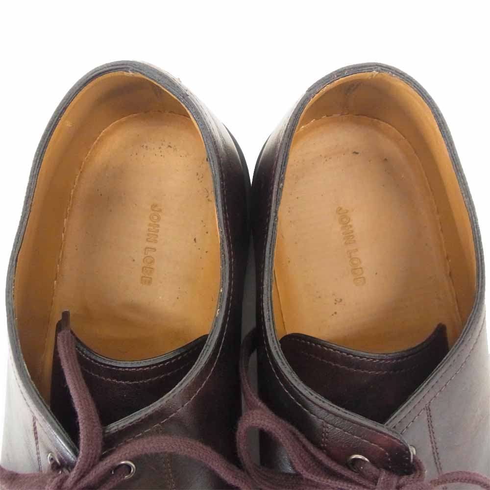 John Lobb ジョンロブ LEVAH レヴァー レザー スニーカー ダークブラウン系【美品】【中古】
