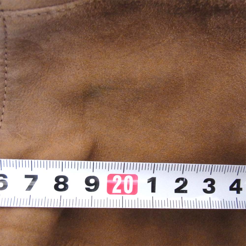 SAINT LAURENT サンローラン 504921 YC2LW ヌバック スエード レザー シャツ ジャケット ベージュ系 56【中古】