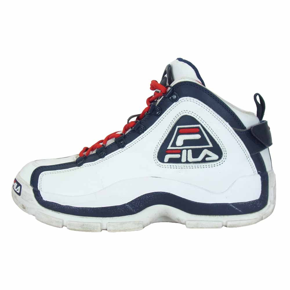 FILA フィラ FHE101 96 GRANT HILL グラントヒル 復刻 スニーカー ホワイト系 29cm【中古】