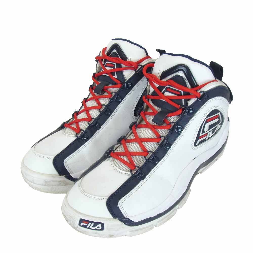 FILA フィラ FHE101 96 GRANT HILL グラントヒル 復刻 スニーカー ホワイト系 29cm【中古】
