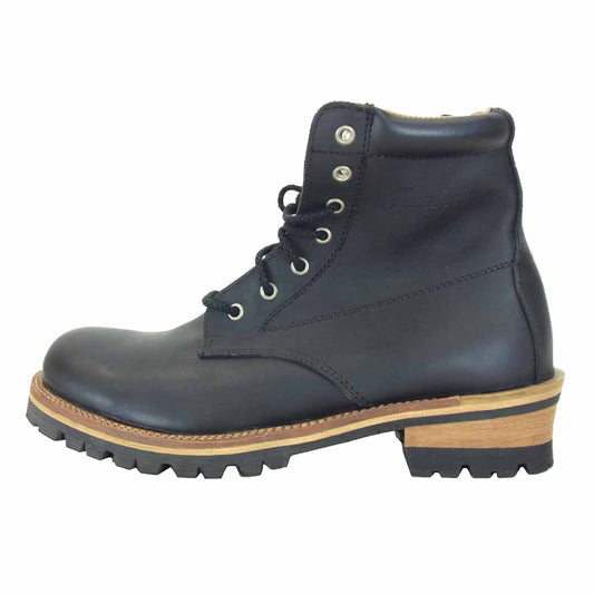 スローウェアライオン × ジャックローズ JACKROSE サイドジップ ブーツ ブラック系 M【美品】【中古】