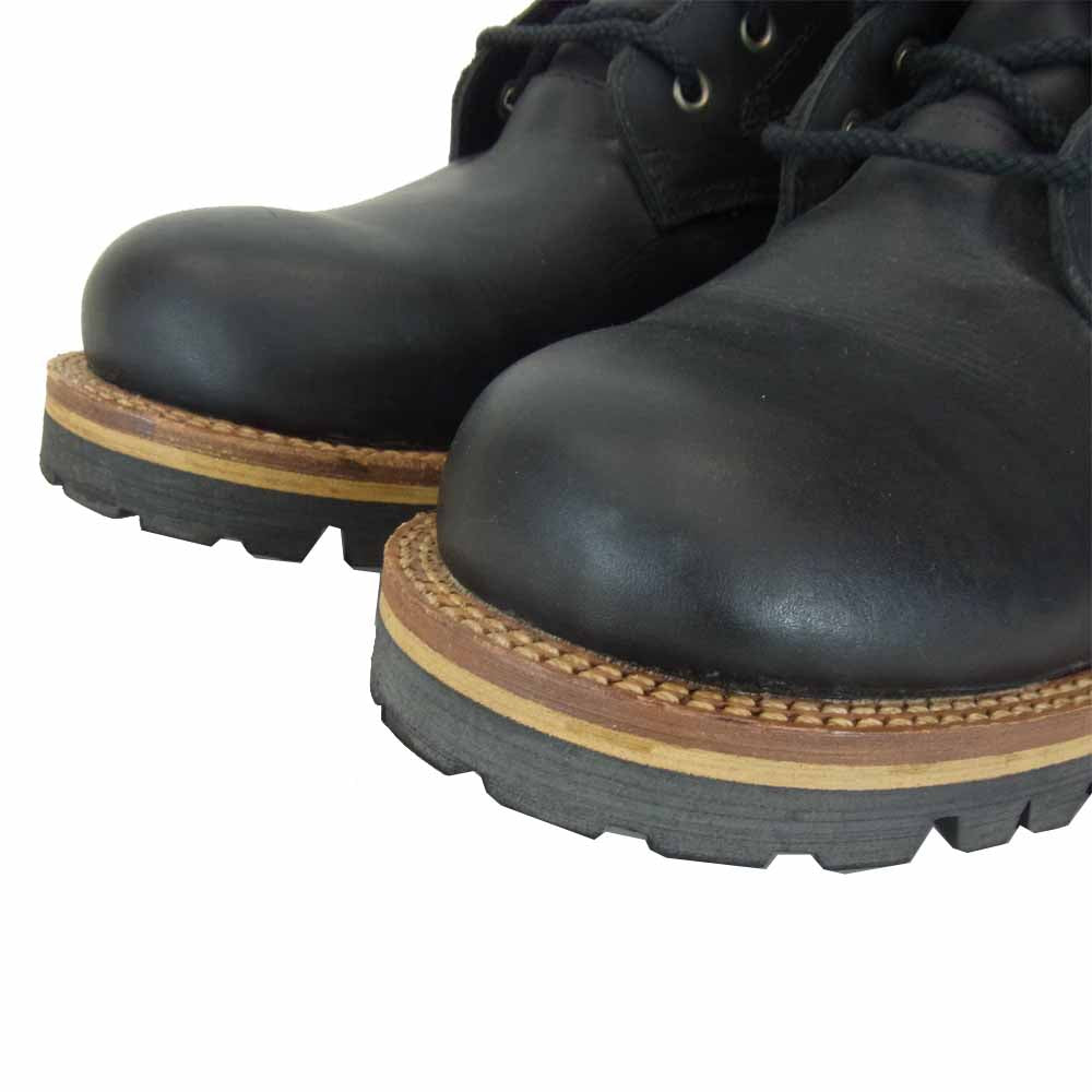 スローウェアライオン × ジャックローズ JACKROSE サイドジップ ブーツ ブラック系 M【美品】【中古】