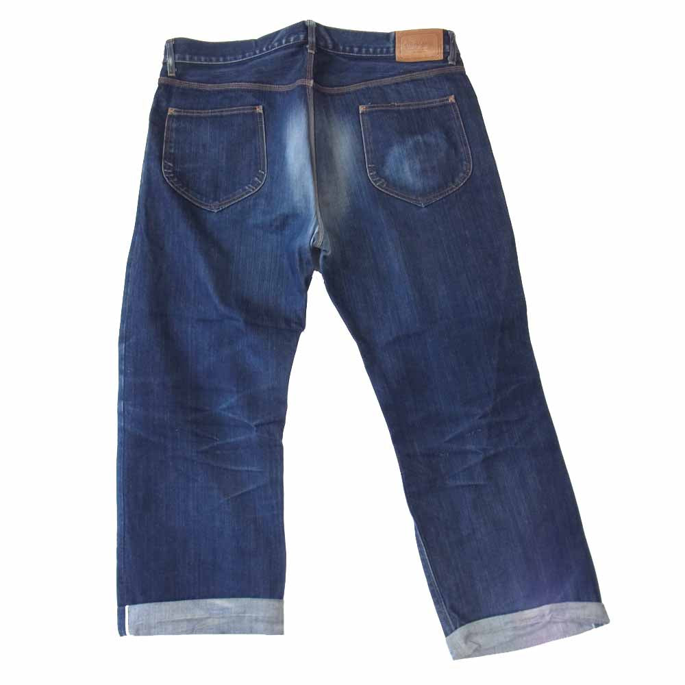 BY GLADHAND バイグラッドハンド BYGH-12-FW-21 ボタンフライ 赤耳 セルビッチ デニム パンツ インディゴブルー系 XL【中古】