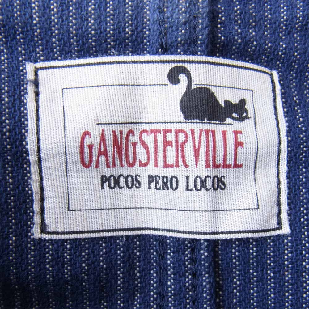 GANGSTERVILLE ギャングスタービル GSV-14-SS-02 RONNIE JKT カバーオール ワークジャケット インディゴブルー系 XL【中古】