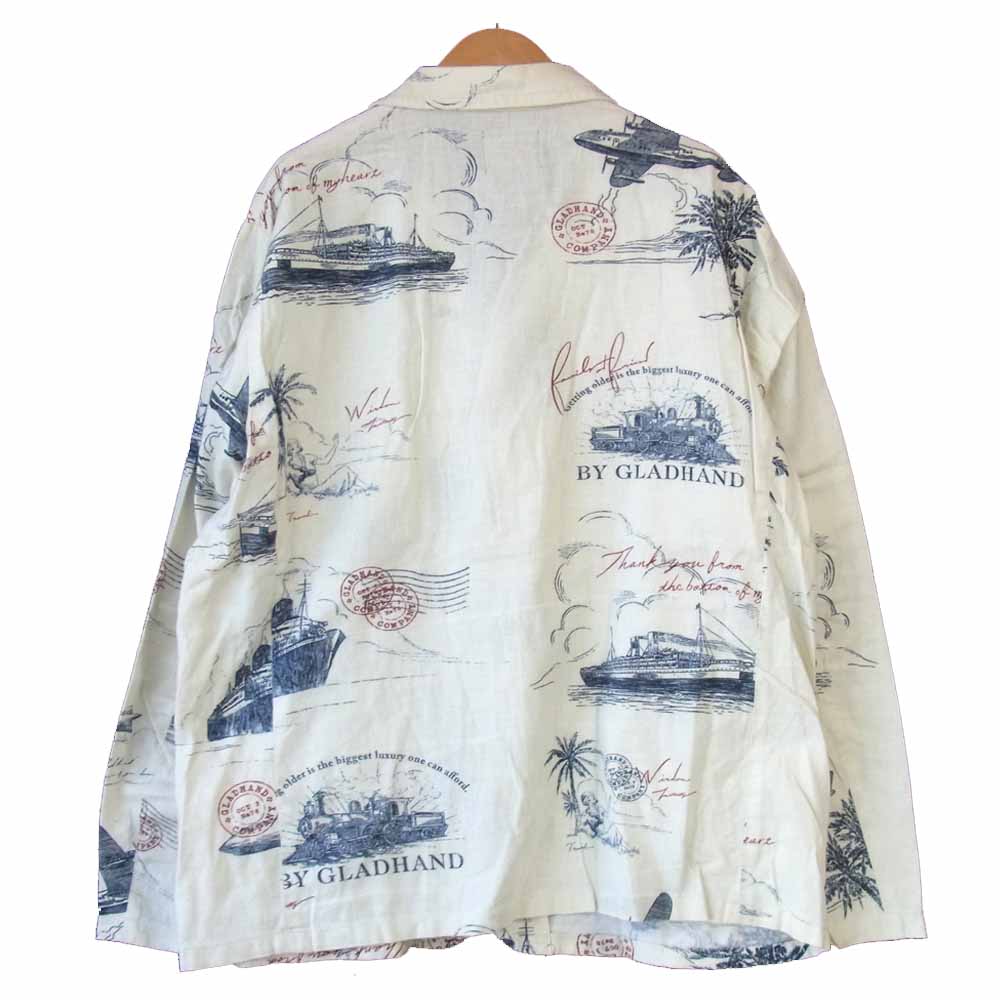 BY GLADHAND バイグラッドハンド BYGH-18-SS-05,06 POSTAL ポスタル セットアップ ホワイト系 XL【中古】