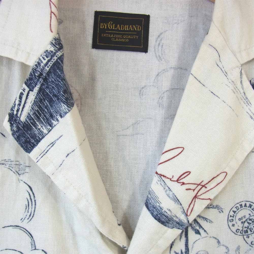 BY GLADHAND バイグラッドハンド BYGH-18-SS-05,06 POSTAL ポスタル セットアップ ホワイト系 XL【中古】