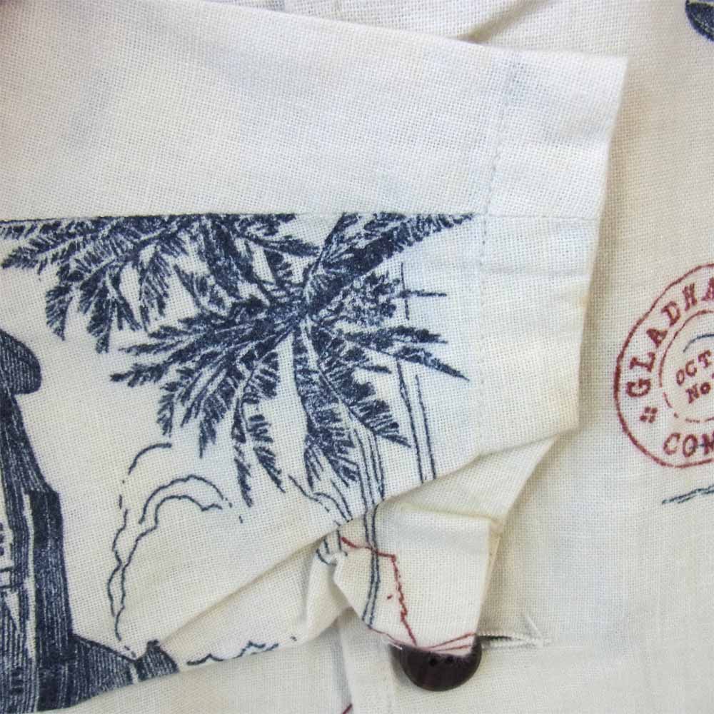 BY GLADHAND バイグラッドハンド BYGH-18-SS-05,06 POSTAL ポスタル セットアップ ホワイト系 XL【中古】