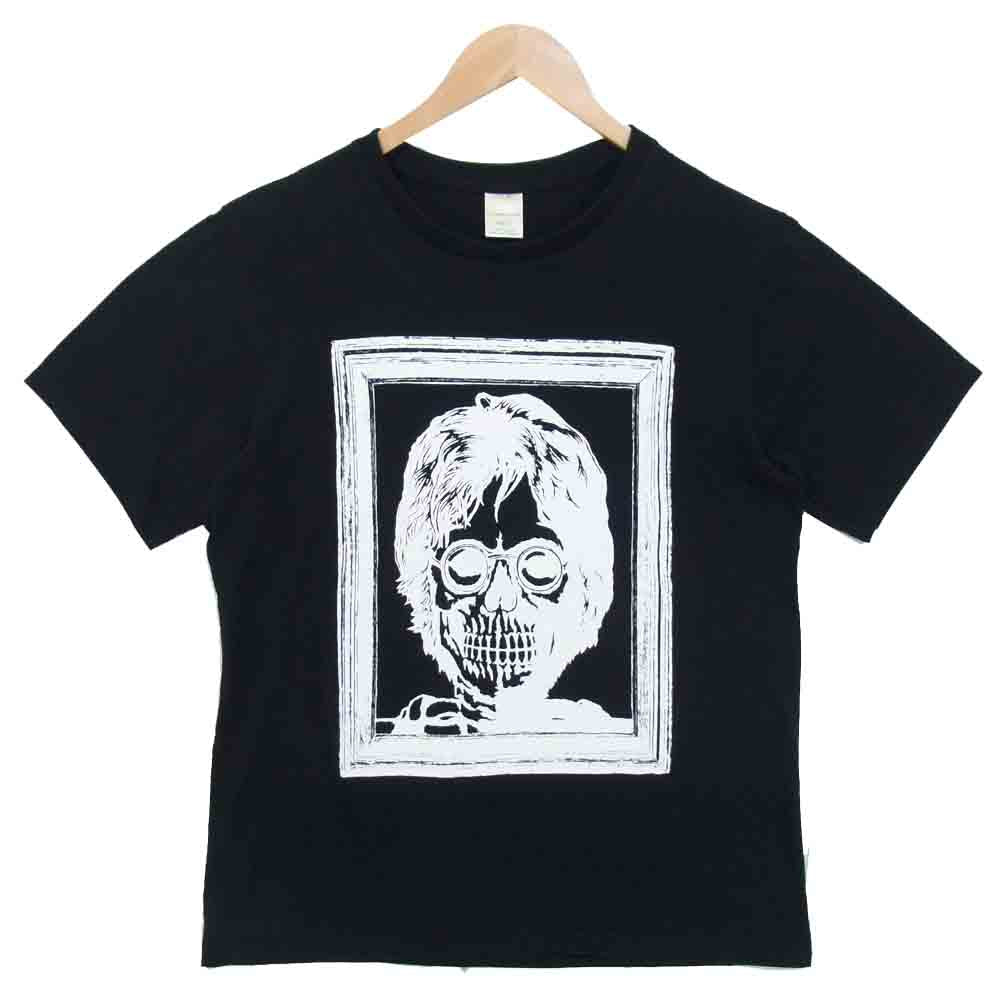 NUMBER(N)INE ナンバーナイン 04SS スカル ミュージシャン John Lennon ジョンレノン Tシャツ ブラック系 4【中古】