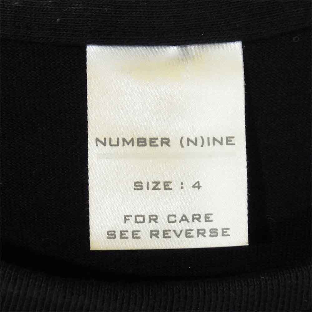 NUMBER(N)INE ナンバーナイン 04SS スカル ミュージシャン John Lennon ジョンレノン Tシャツ ブラック系 4【中古】