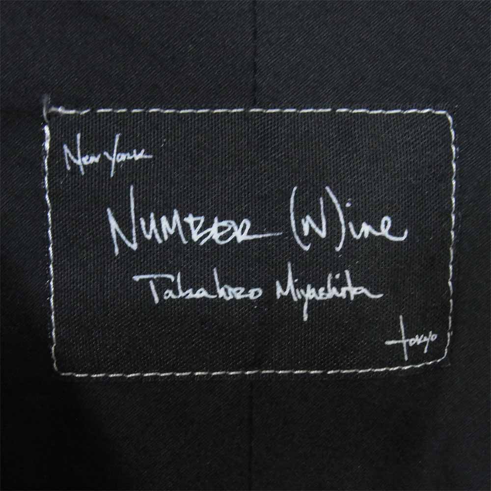 NUMBER(N)INE ナンバーナイン 17SS DW-5600VT Dカン付き シャツ 日本製 長袖シャツ ベルト ブラック系 4【中古】