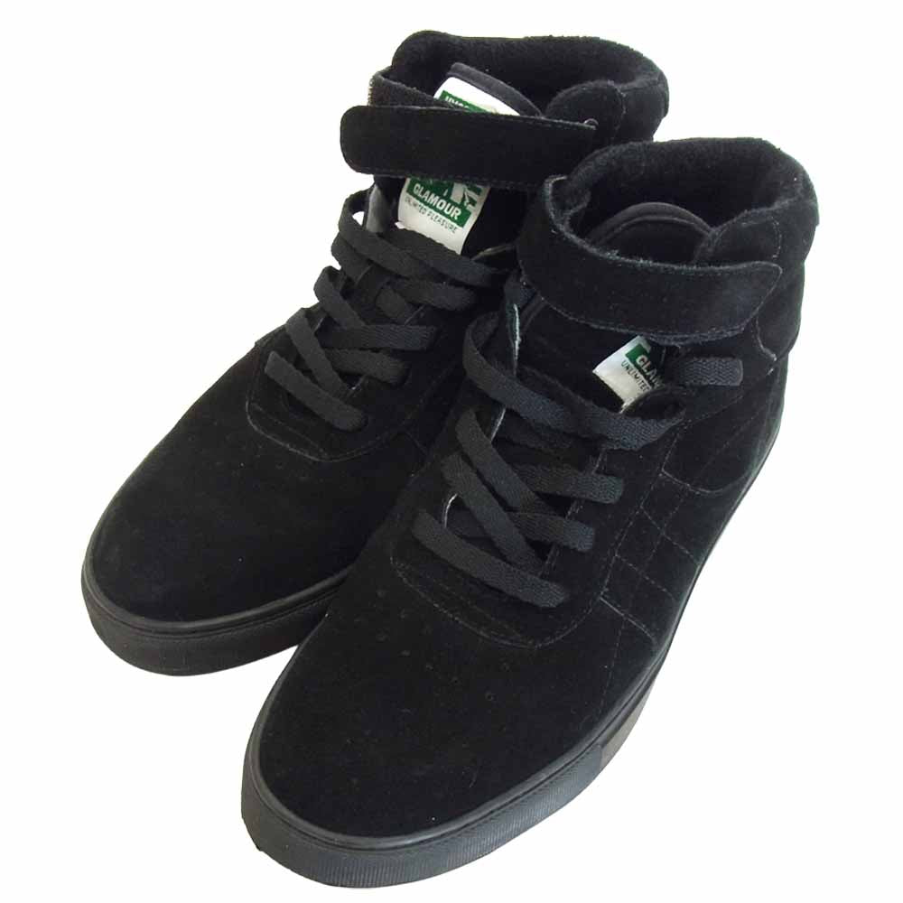 HYSTERIC GLAMOUR ヒステリックグラマー スエード ハイカット ブラック系 26.5cm【中古】