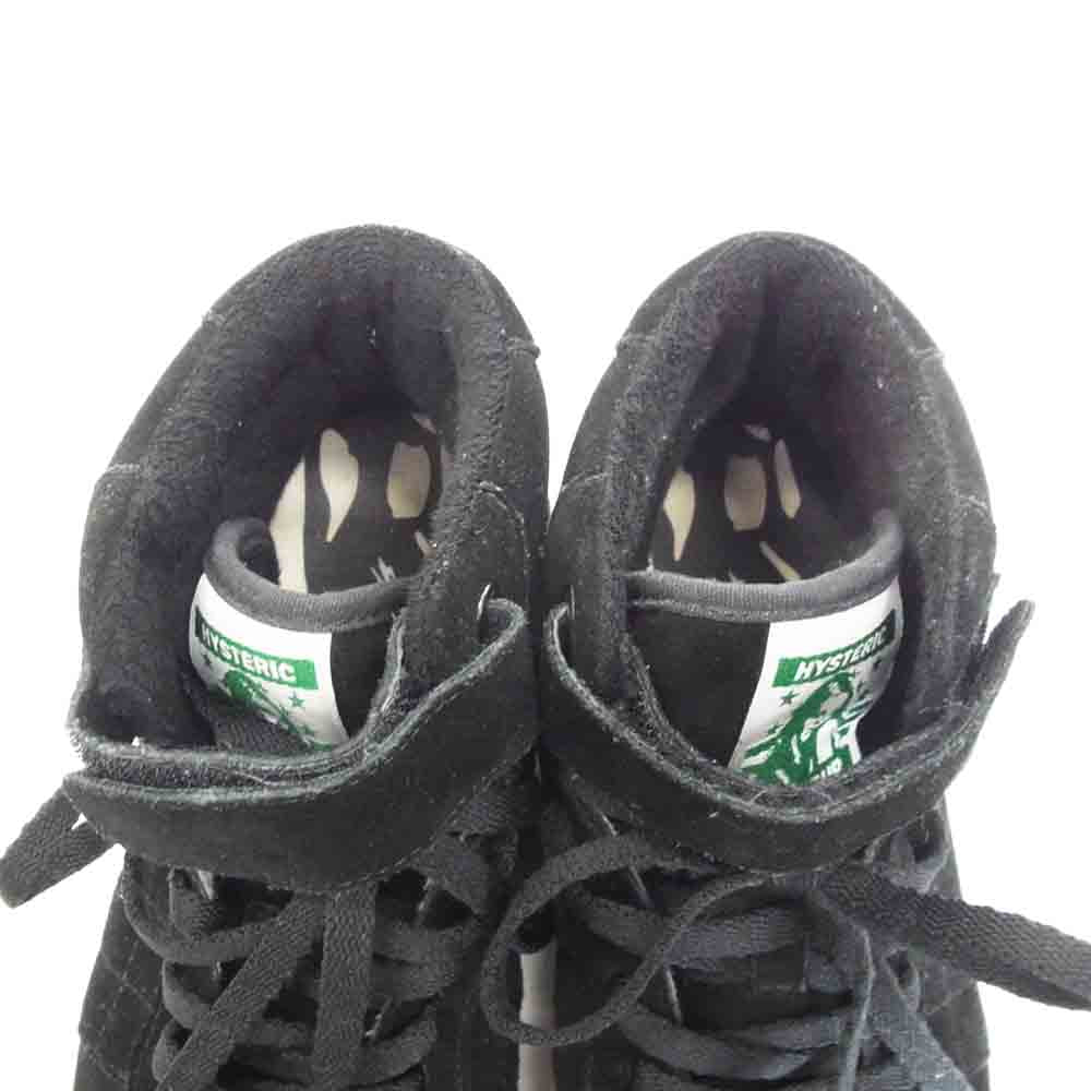 HYSTERIC GLAMOUR ヒステリックグラマー スエード ハイカット ブラック系 26.5cm【中古】