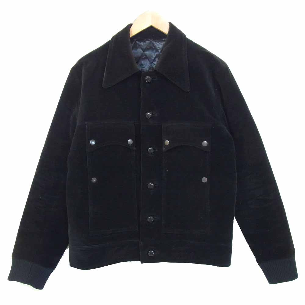 NUMBER(N)INE ナンバーナイン くるみ釦 コーデュロイ ジャケット ブラック系 表記無し【中古】
