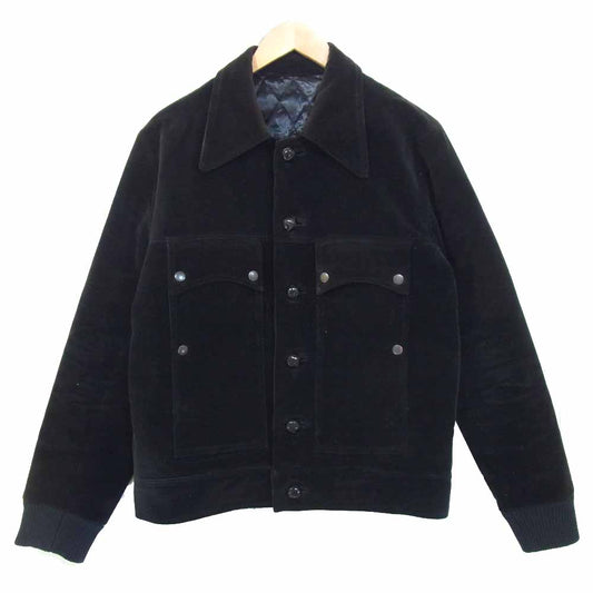 NUMBER(N)INE ナンバーナイン くるみ釦 コーデュロイ ジャケット ブラック系 表記無し【中古】