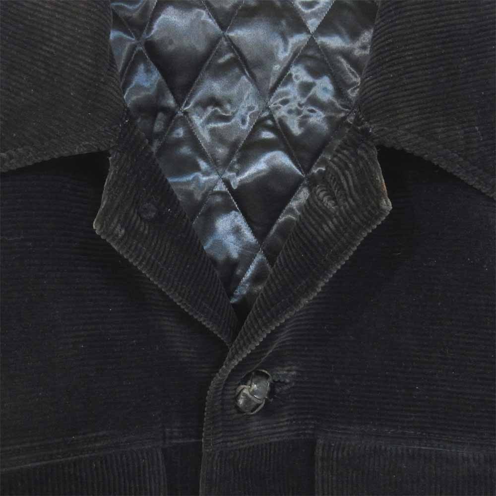 NUMBER(N)INE ナンバーナイン くるみ釦 コーデュロイ ジャケット ブラック系 表記無し【中古】