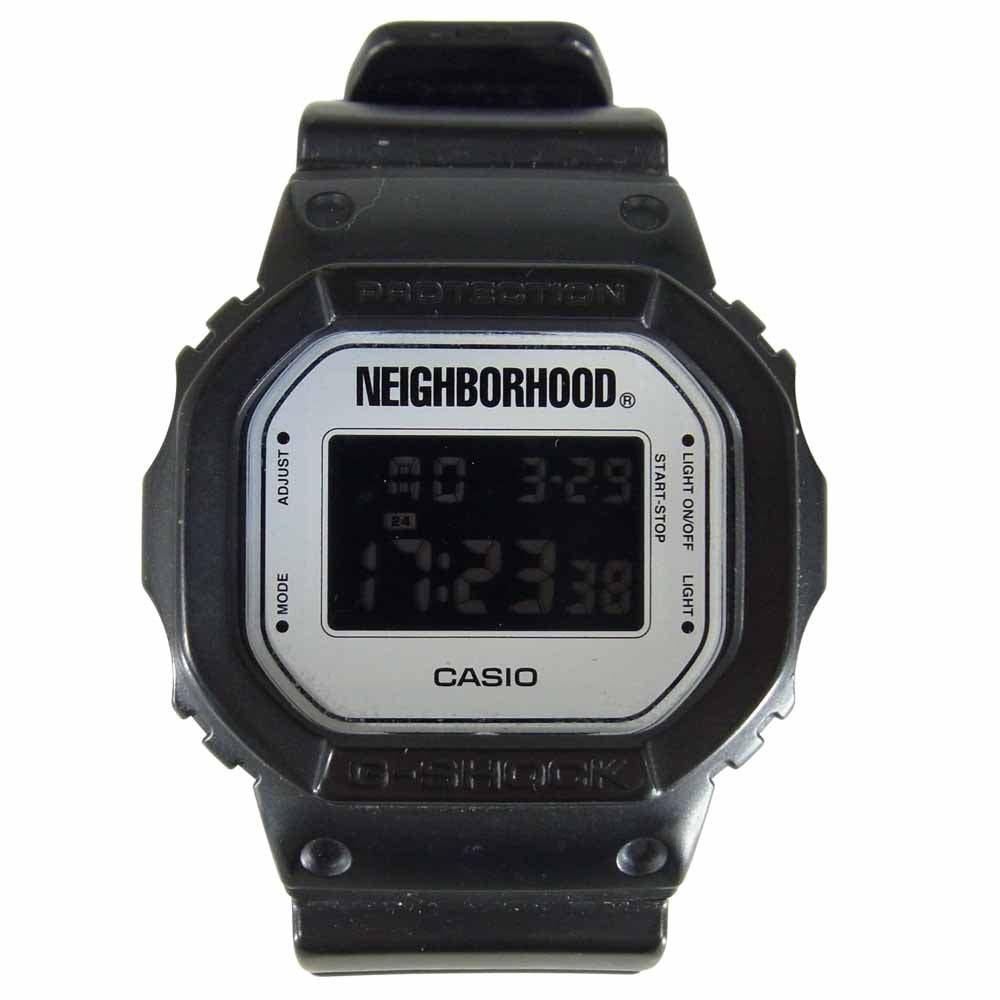 NEIGHBORHOOD ネイバーフッド × G-SHOCK DW-5600VT 腕時計 リストウォッチ 時計 ブラック系【中古】