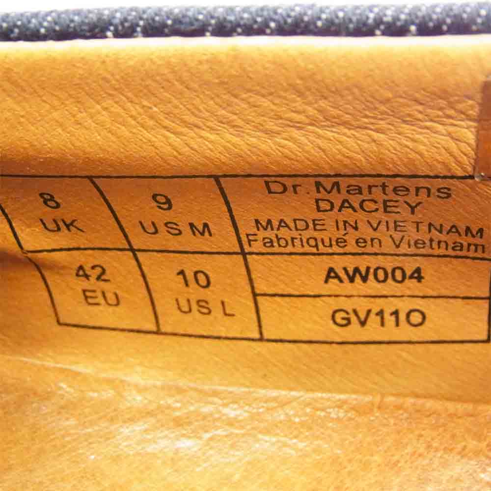 稀少・美品　ドクターマーチン　DACEY　デニムローファー　ペニー　UK9 稀少・美品ドクターマーチンDACEYデニムコインローファーペニーUK9