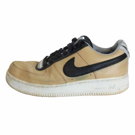 NIKE ナイキ 669917-200 × リカルドティッシ AIR FORCE 1 SP TISCI エアフォースワン スニーカー ベージュ系 ブラック系 27.0cm【中古】