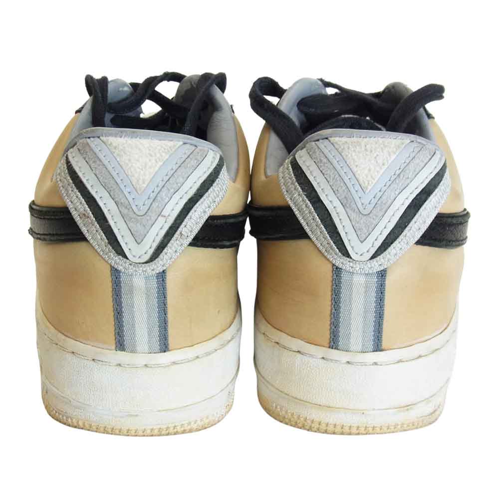 NIKE ナイキ 669917-200 × リカルドティッシ AIR FORCE 1 SP TISCI エアフォースワン スニーカー ベージュ系 ブラック系 27.0cm【中古】
