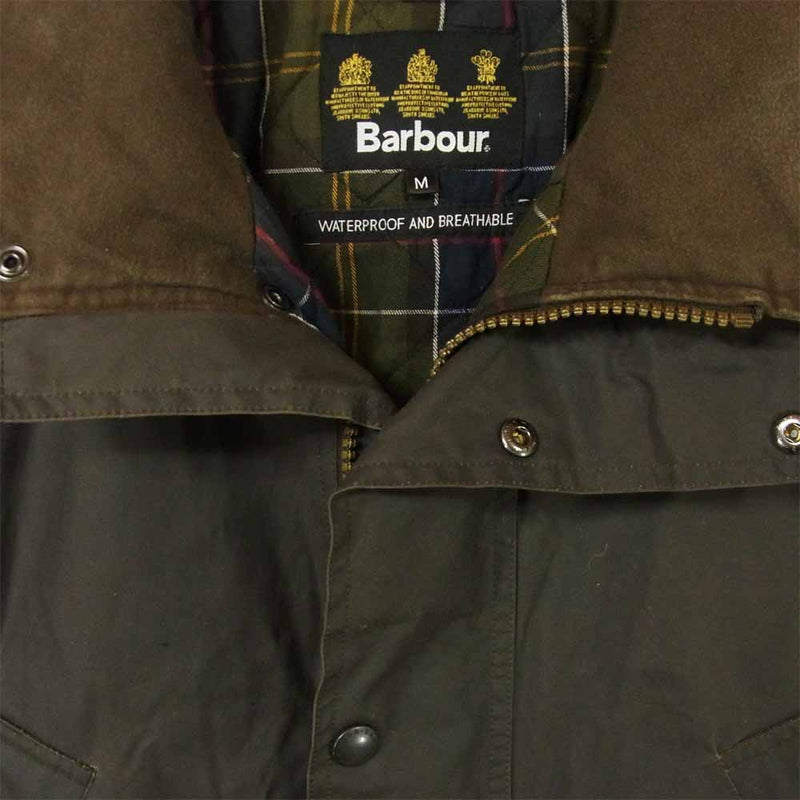 Barbour バブアー T244 DURACOTTON PARKA オイルドジャケット コットン ダークブラウン系 M【中古】