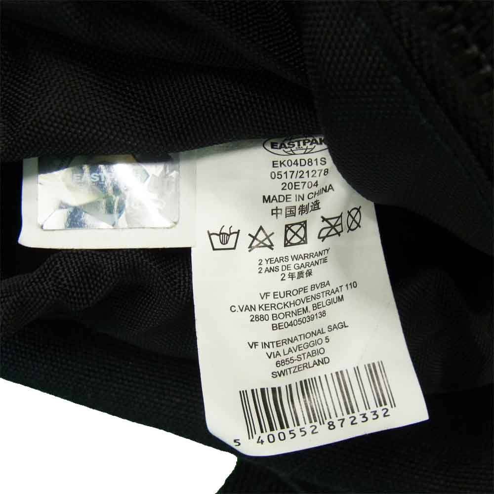 RAF SIMONS ラフシモンズ 18AW EK05D × EASTPAK イーストパック VOLUME TOPLOAD ブラック系【中古】