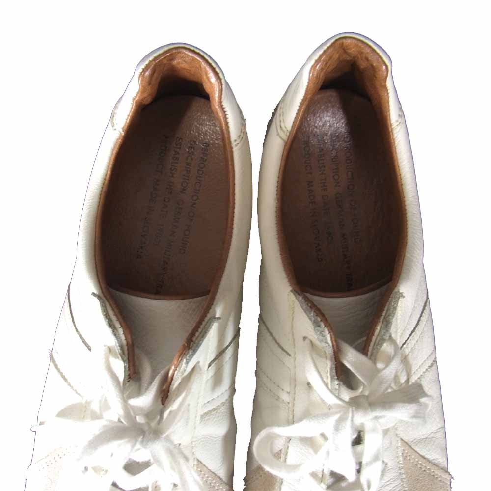 リプロダクション オブ ファウンド GRMAN MILITARY TRAWER ジャーマン トレーナー スニーカー ホワイト系 26.5cm【中古】