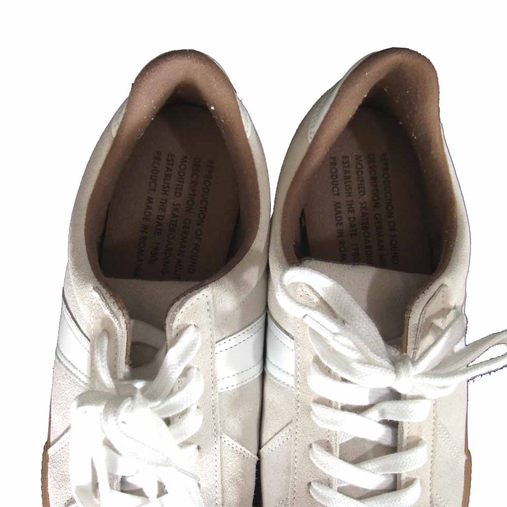 リプロダクション オブ ファウンド GRMAN MILITARY TRAWER ジャーマン トレーナー スニーカー オフホワイト系 41【中古】