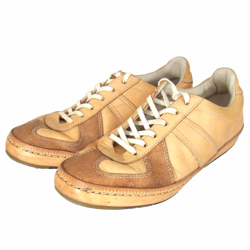 Hender Scheme エンダースキーマ ジャーマン トレーナー スニーカー ベージュ系 23.5cm程度【中古】