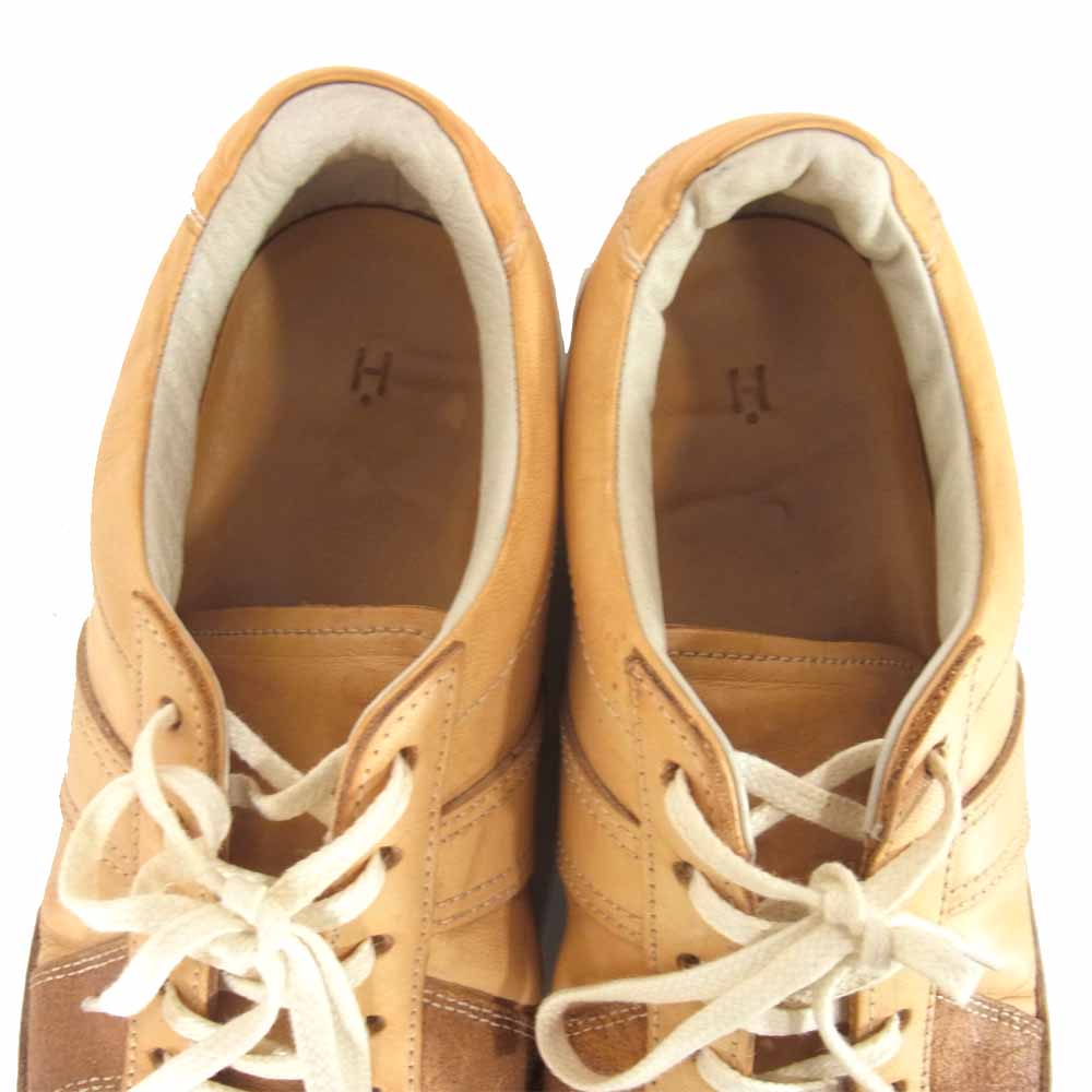 Hender Scheme エンダースキーマ ジャーマン トレーナー スニーカー ベージュ系 23.5cm程度【中古】