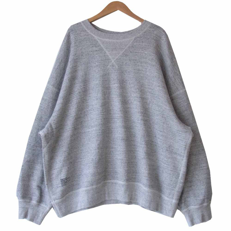 フレッシュサービス FSW-21-SW-12 CORPORATE SWEAT SHIRT OVERSIZED オーバーサイズ クルーネック スウェット グレー系 M【中古】