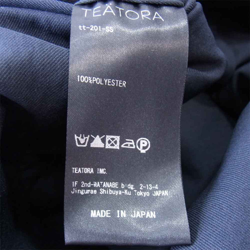TEATORA テアトラ TT-201-SS DEVICE JACKET SOLOSCAPE デバイス ジャケット ネイビー系【中古】
