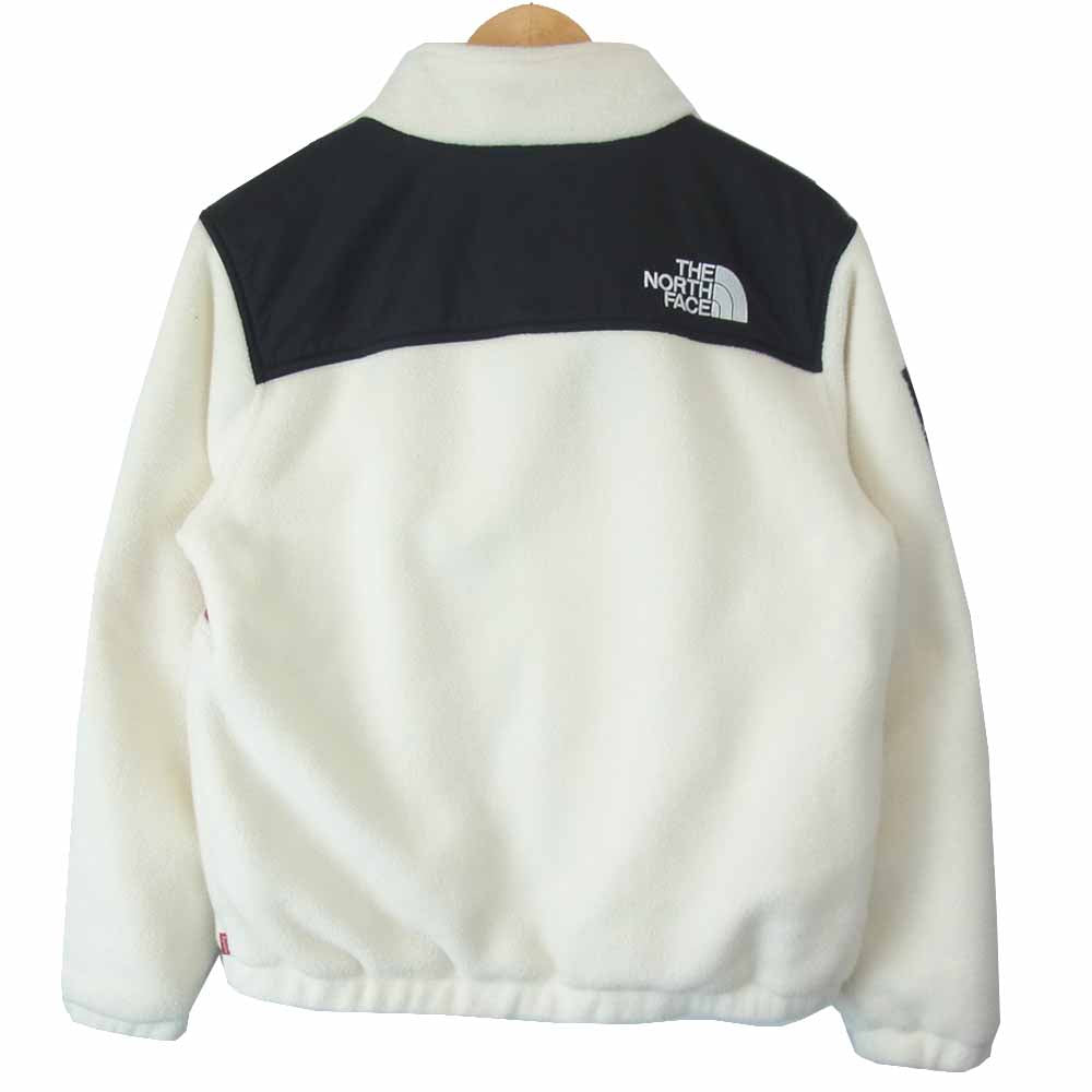 Supreme シュプリーム 18AW  NL71809 × ノースフェイス THE NORTH FACE 国内正規品 Expedition Fleece Jacket エクスペディション フリース ジャケット オフホワイト系 S【中古】